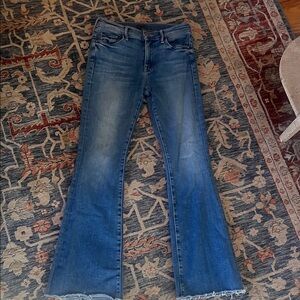 MOTHER Flare Jeans in Classic Blue
